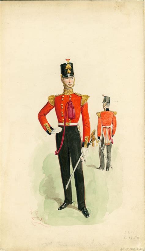 The 23rd Royal Welsh Fusiliers Regiment Of Foot Adjutant 1850 1853