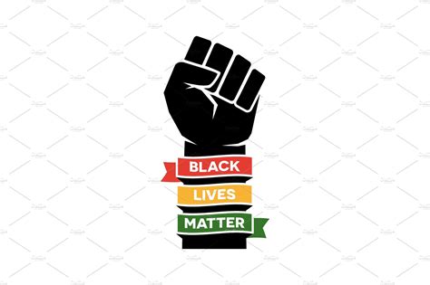 Black Lives Matter Poster People Illustrations ~ Creative Market
