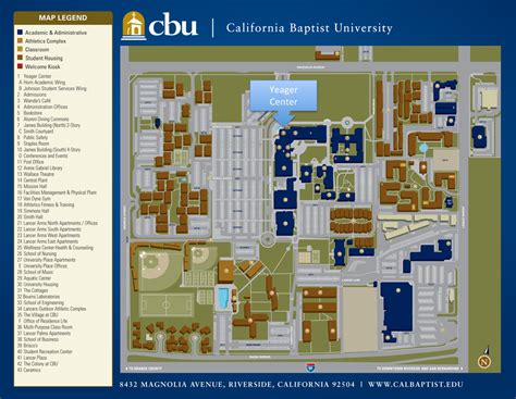 California Baptist University Campus Map Houston Map