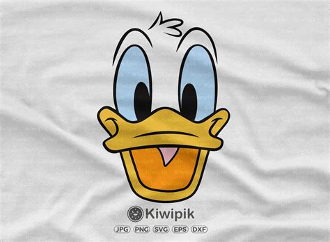 Donald Duck Face Svg Disney Svg Cutting File Cricut Svg Etsy