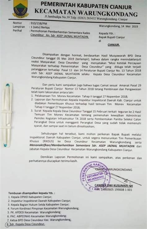 Misalnya, pemberitahuan kegiatan seminar, kegiatan ulang tahun. Contoh Surat Teguran Kepala Desa Kepada Perangkat Desa ...