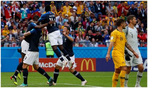 fifa world cup 2018 france beat australia by 2 1 फीफा विश्व कप 2018 बेहद रोमांचक मुकाबले में