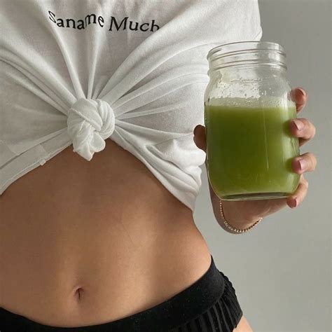 Pin by 𝓥 on taking care Green juice Healthy girl Healthy lifestyle