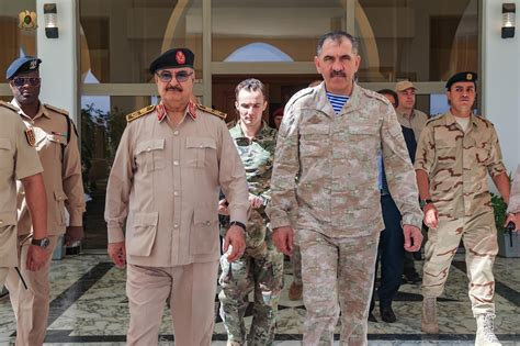 Meeting With Marshal Haftar Russian Deputy Minister Of Defense Affirm
