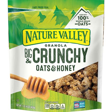 Nature Valley Oats N Honey Granola Crunch 16 Oz Granola Muesli