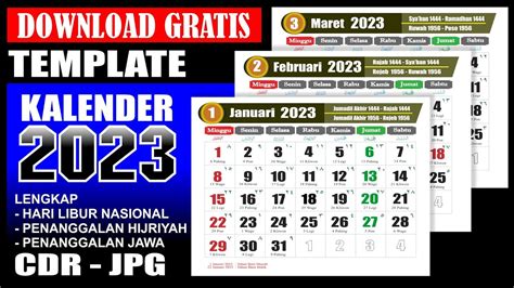Kalender 2023 Lengkap Dengan Hijriyah Kalender 2023 Kalender 2023