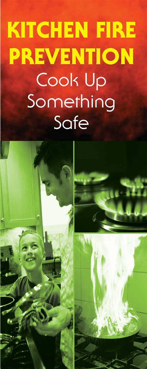 Kitchen Fire Prevention Brochure Fire Safety For Life