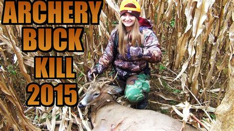 Deer Bow Hunting Buck Kill 2015 Devon Youtube