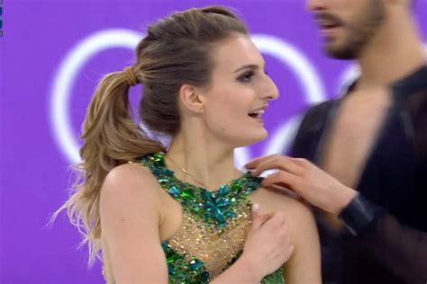 Gabriella Papadakis Suffers Wardrobe Malfunction At Winter Olympics 2018 While Dancing With