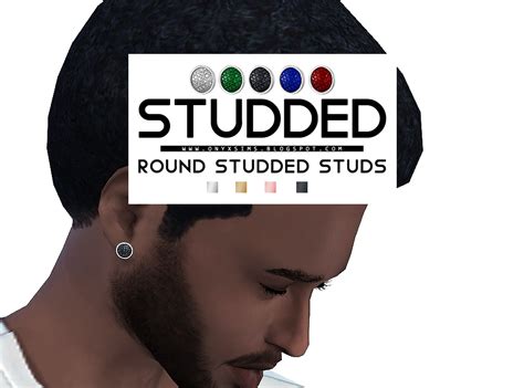 Round Studded Studs For All Onyx Sims