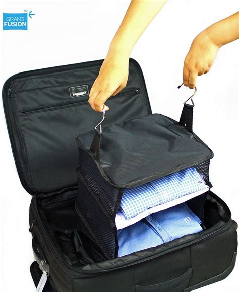 Stow N Go Small Travel Luggage Organizer And Packing Cube Space Saver