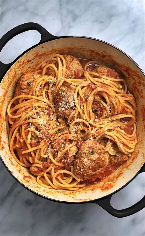 Classic Spaghetti With Meatballs Recipe The Feedfeed