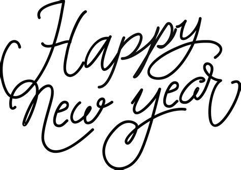 Happy New Year Clipart Png