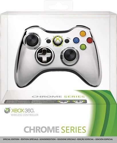Microsoft Special Edition Chrome Series Wireless Controller For Xbox