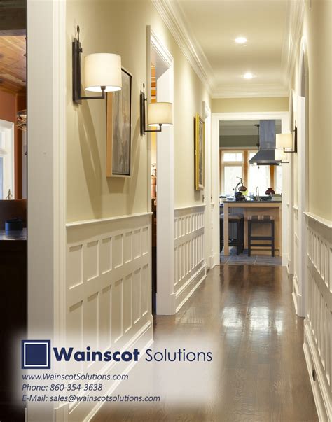 Wainscoting Made This Hallway Really Standout Visit Our Website At