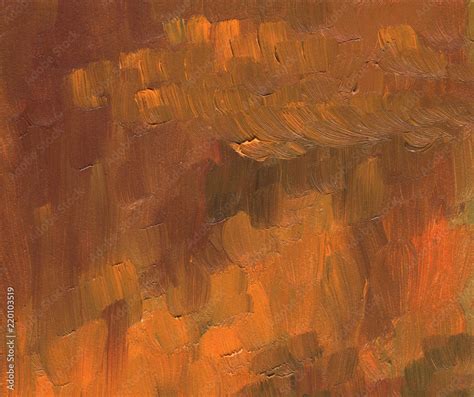 Oil Painting Clean And Solid Red Brown Background With Rough Texture