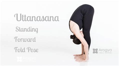 Uttanasana Standing Forward Fold Pose Yoga In Rishikesh