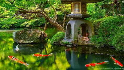 Japanese Garden Wallpaper Backgrounds Desktop Background