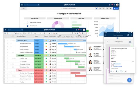 Dynamic Work And Collaboration Software Smartsheet A