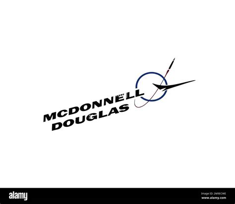 Mcdonnell Douglas Rotated Logo White Background Stock Photo Alamy