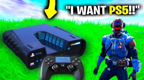 Even better, you can buy it in the fortnite item shop. I Pretended I Got A Playstation 5 EARLY.. (Fortnite) - ViDoe