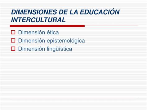 PPT EDUCACIÓN INTERCULTURAL PARA TODOS FUNDAMENTOS DE LA EDUCACIÓN