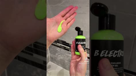 Lush B Electro Shower Gel Review Demo Lush Selfcare Review Demo