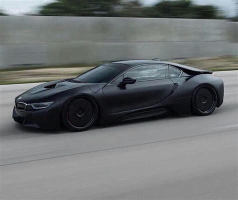 Tricked Out Matte Black Bmw I8 Black Bmw Black Bmw I8 Bmw I8