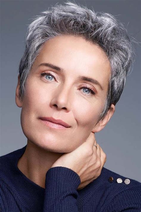 45 Cool Ways How To Wear Your Short Grey Hair In 2024 Short Grey Haircuts Gray Hair Cuts