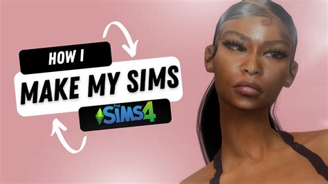 How I Make My Sims The Sims 4 Create A Sim With Cc Links Youtube