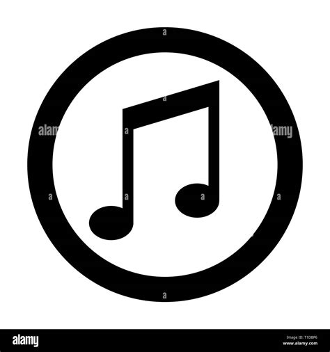 Vector Music Icon Note Stock Vector Image And Art Alamy