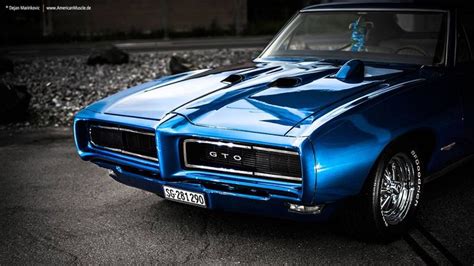 Blue 68 Gto By Americanmuscle 1968 Pontiac Gto 68 Gto Pontiac Gto