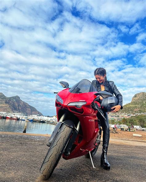 What Swag Kkk12 Girl Shivangi Joshi Fires Oomph In Black Biker Suit As She Rides Swanky Ducati