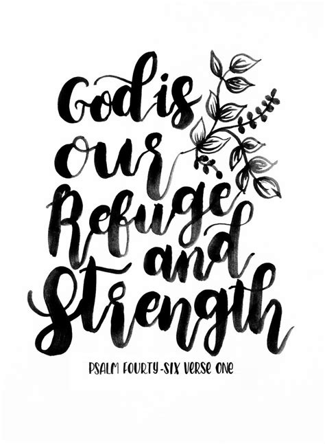 God Is Our Refuge And Strength And Ever Present Help In Trouble Psalm