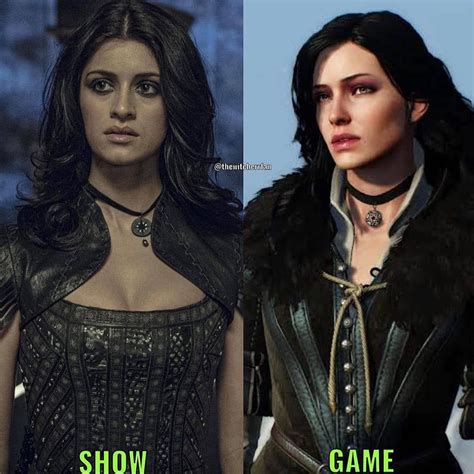 The Witcher Characters Series Vs Game