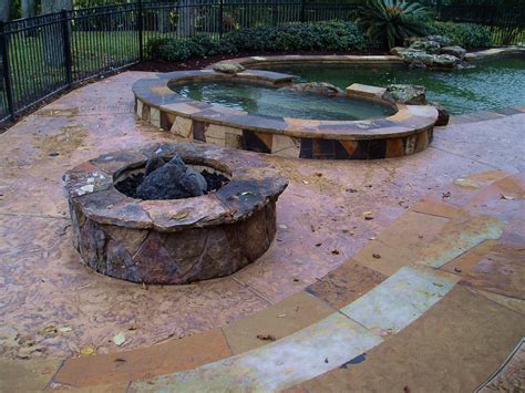 Fire Pit W Pool Fire Pit Custom Fire Pit Outdoor Decor