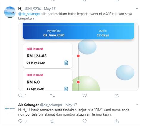 Not only that, introducing new features of bilanguage for. Bil Air sudden increase (Air Selangor aka SYABAS)