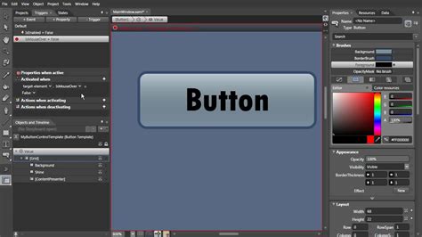 Wpf Styling Tutorial Button Test Youtube