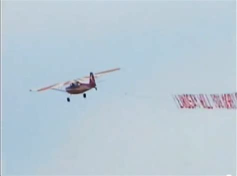 Plane Towing Marriage Banner Crashes Would You Think Its An Omen Poll
