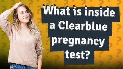 What Is Inside A Clearblue Pregnancy Test Youtube