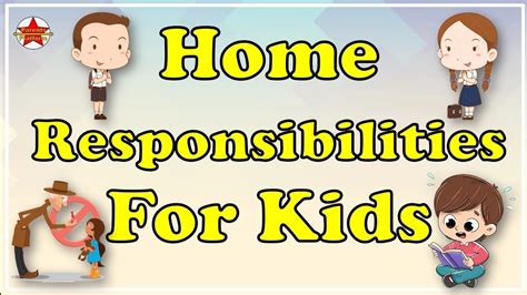 Home Responsibilities For Kidsparents Platformlife Skills Youtube