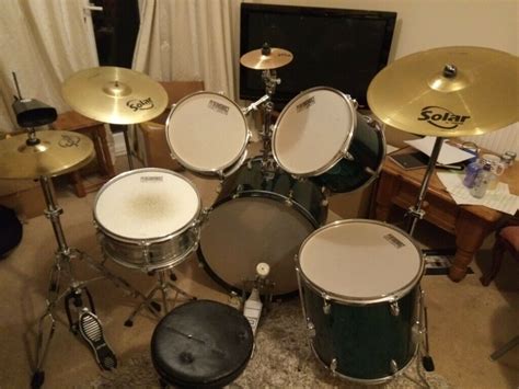 Each kit ships with remo top and sonor has been making drums for almost 100 years before many of the other brands on this list. Drum Kit Second Hand (5 Piece + 4 Symbols + Cowbell ...