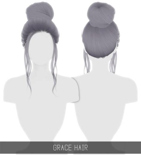 Simpliciaty Grace Hair ~ Sims 4 Hairs