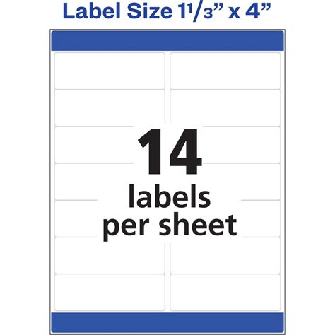 Avery Easy Peel Address Labels Sure Feed Technology Permanent