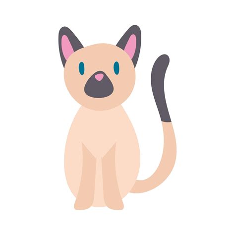 Cute Little Cat Pet Hand Draw Style Icon 2603384 Vector Art At Vecteezy