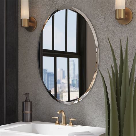 Click here to buy now. Wade Logan® Kayden Modern & Contemporary Beveled Frameless ...