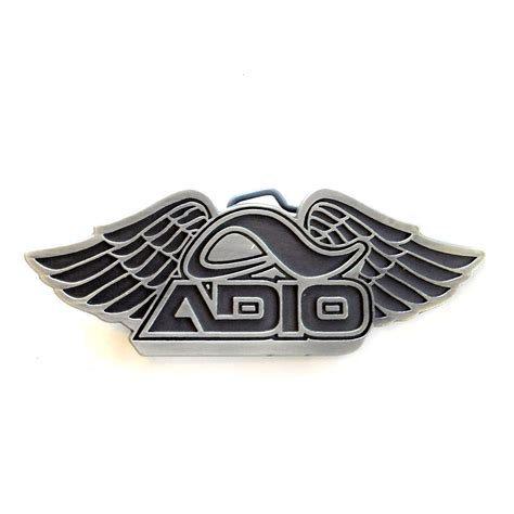 Adio Logo Shoes Wings Skateboarding Unisex Belt Buckle