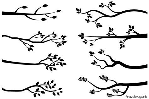 Black Branches Clipart Tree Branch Silhouettes Clip Art Bare Branches