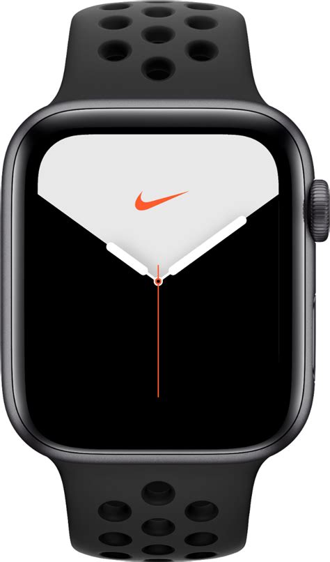 Best Buy Apple Watch Nike Series 5 Gps 44mm Aluminum Case With Anthracite Black Nike Sport
