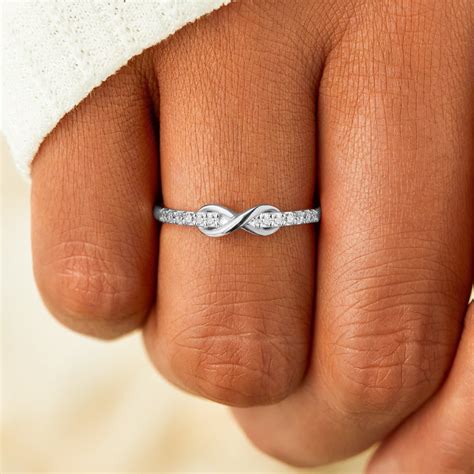 Infinity Ring For Mother And Daughter Forever Linked Together